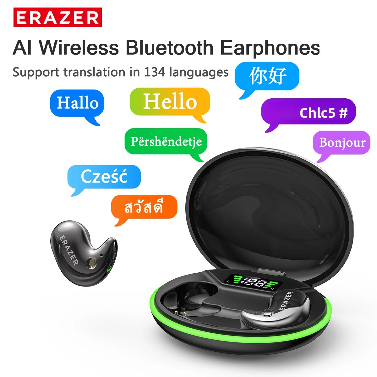 Type C Wired Earphones With Mic - Słuchawki douszne Bluetooth EARZER XF58 z