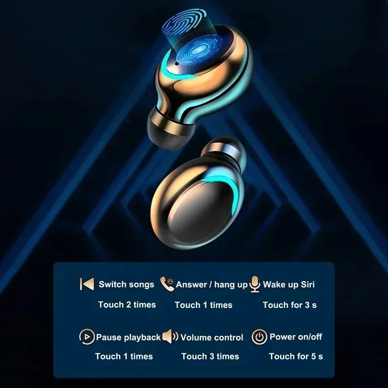 Słuchawki Bluetooth 9D Stereo  – Tws Earbuds Bluetooth 5.3 recenzja i cena