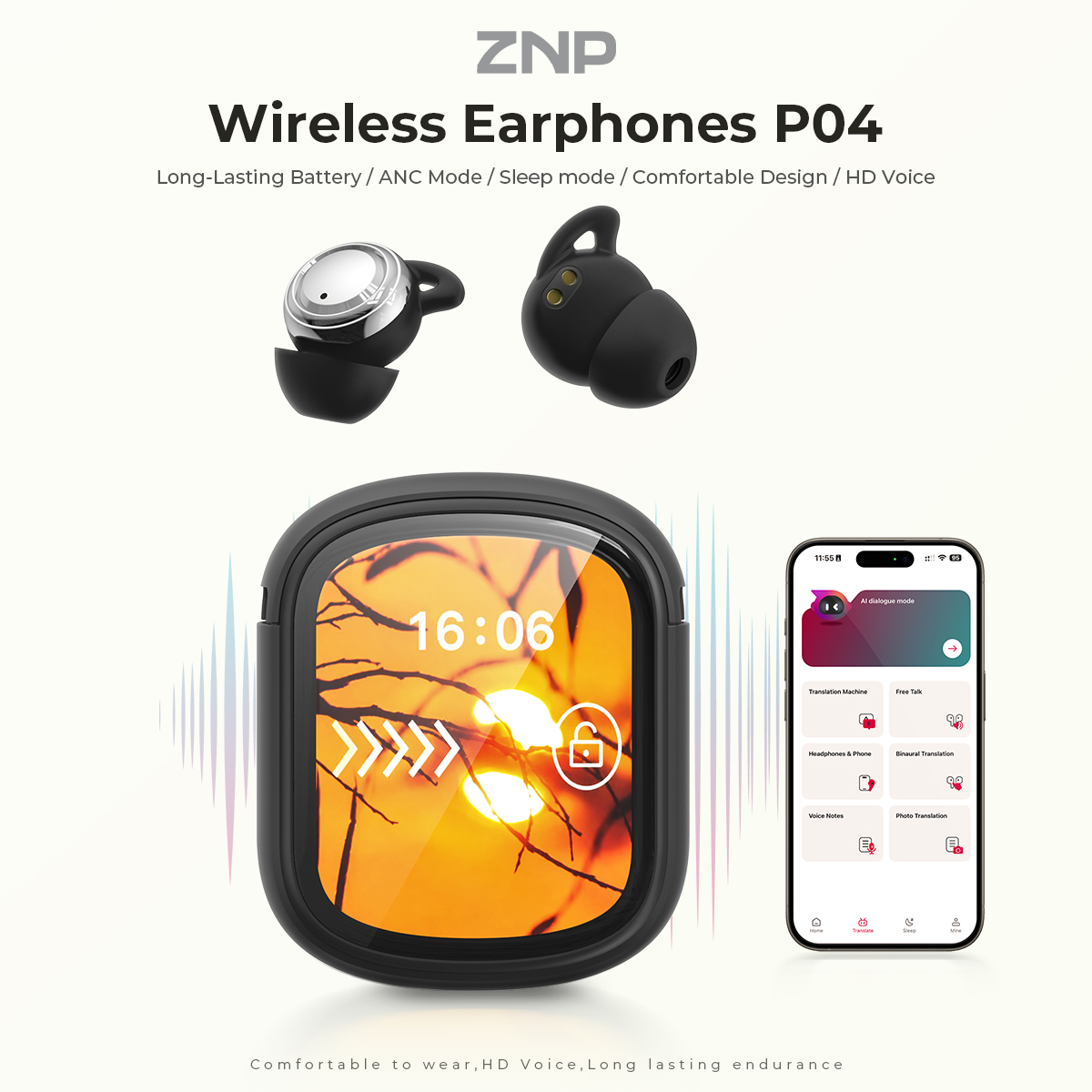 Słuchawki ZNP P04 do spania z  – Headphones recenzja i cena