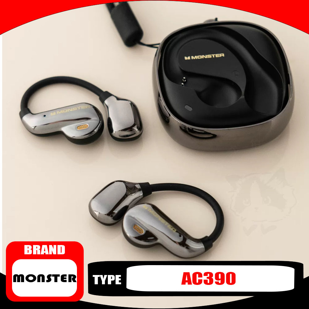 Monster AC390 – bezprzewodowe  – Open Ear Air Conduction Headphones recenzja i cena